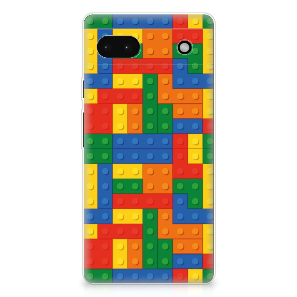 Google Pixel 6A TPU bumper Blokken
