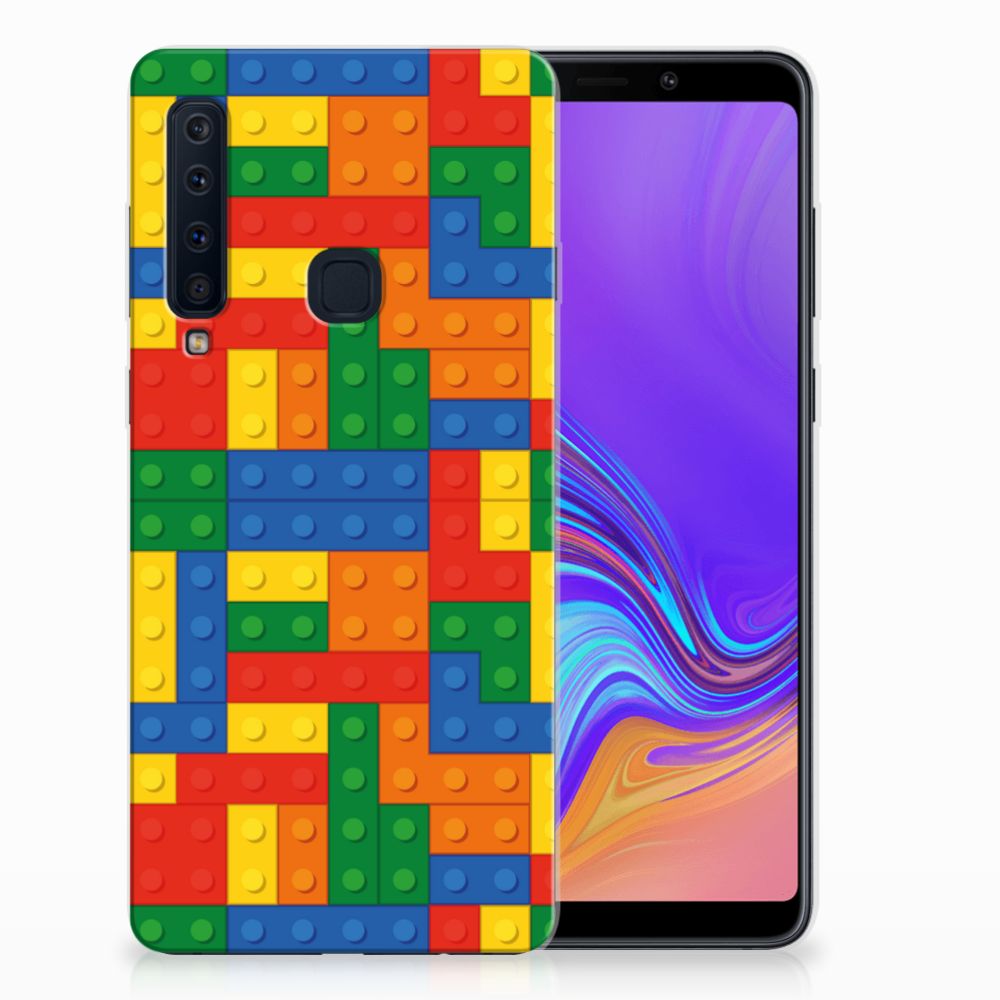 Samsung Galaxy A9 (2018) TPU Hoesje Design Blokken