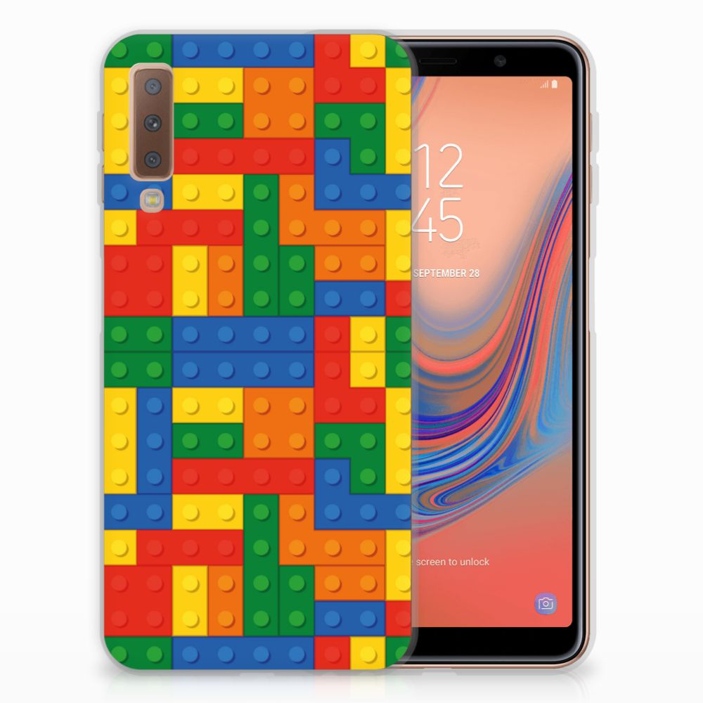 Samsung Galaxy A7 (2018) TPU bumper Blokken