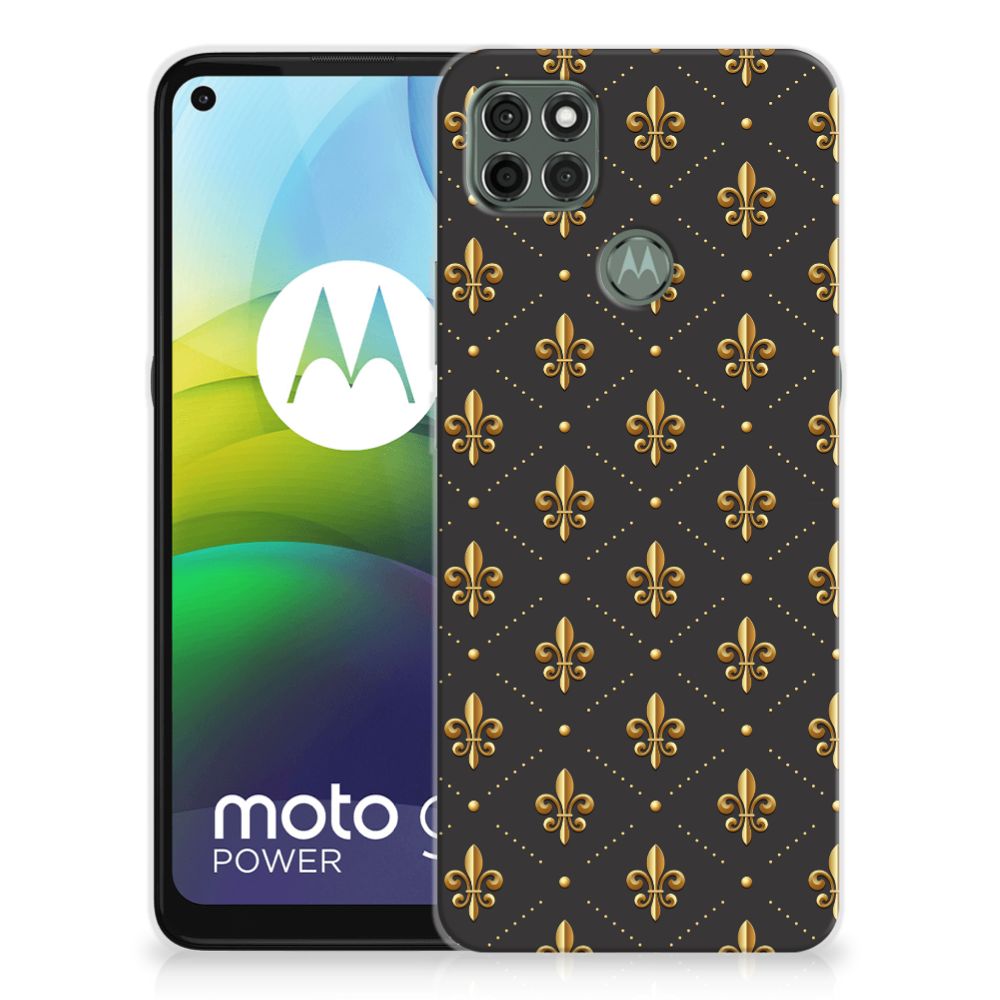 Motorola Moto G9 Power TPU bumper Franse Lelie