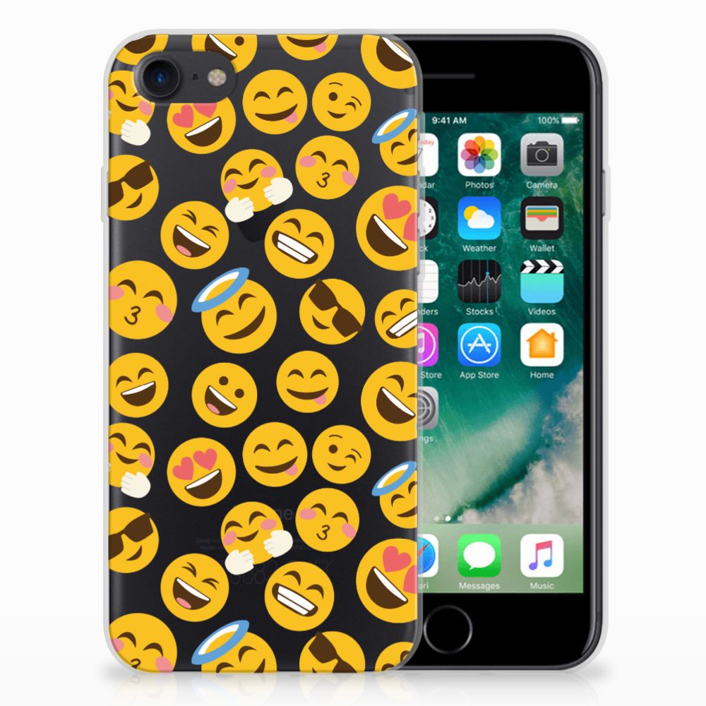 Apple iPhone 7 | 8 TPU Hoesje Design Emoji