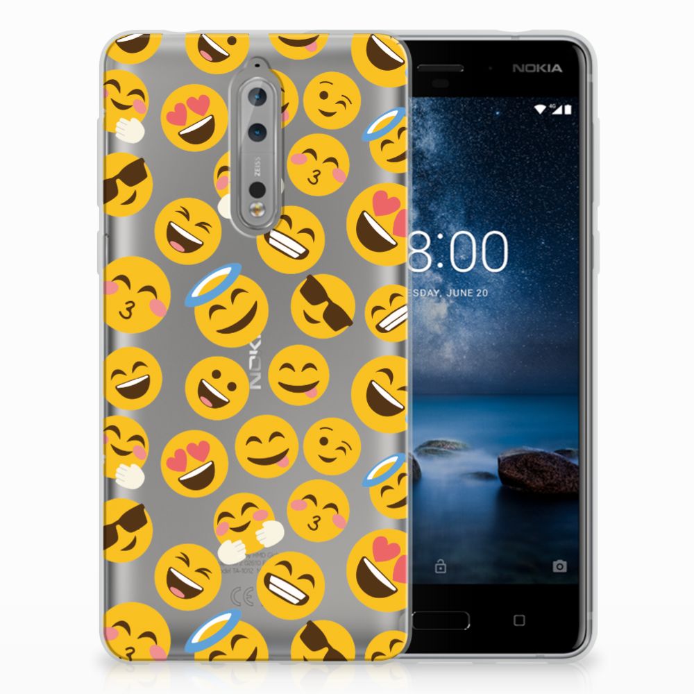 Nokia 8 TPU bumper Emoji