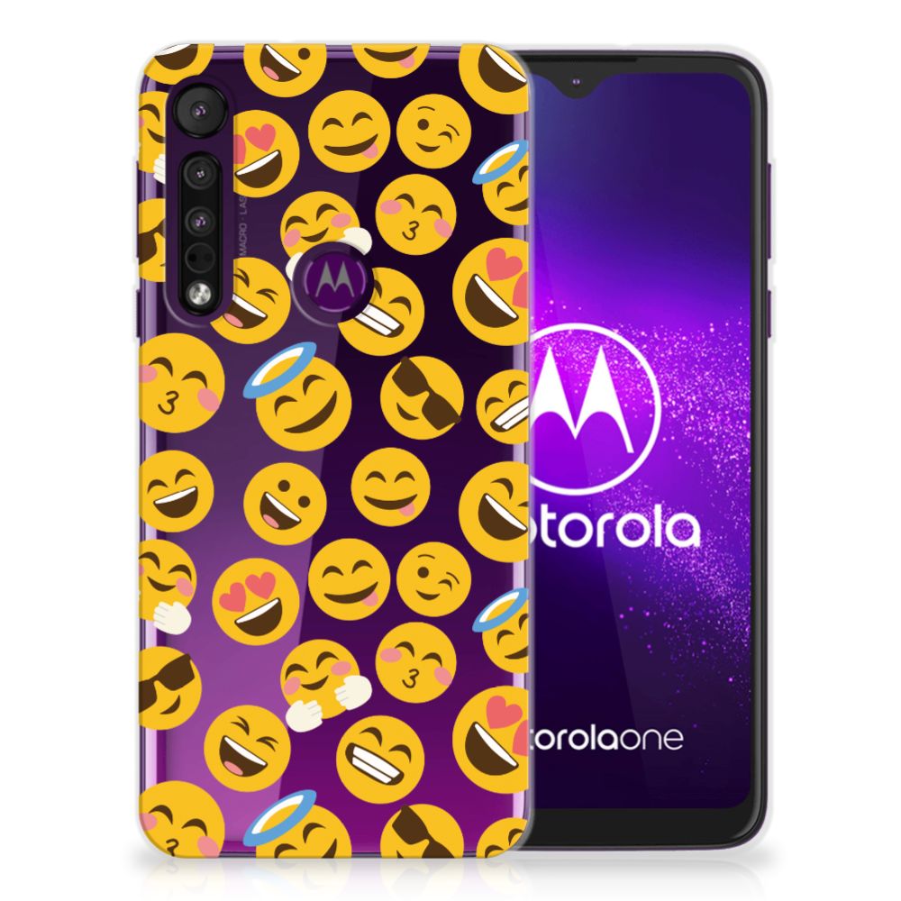 Motorola One Macro TPU bumper Emoji