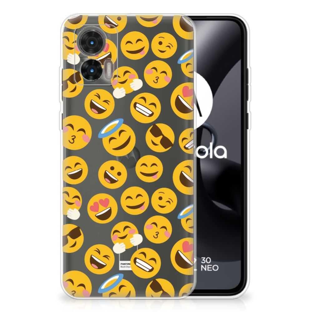 Motorola Edge 30 Neo TPU bumper Emoji