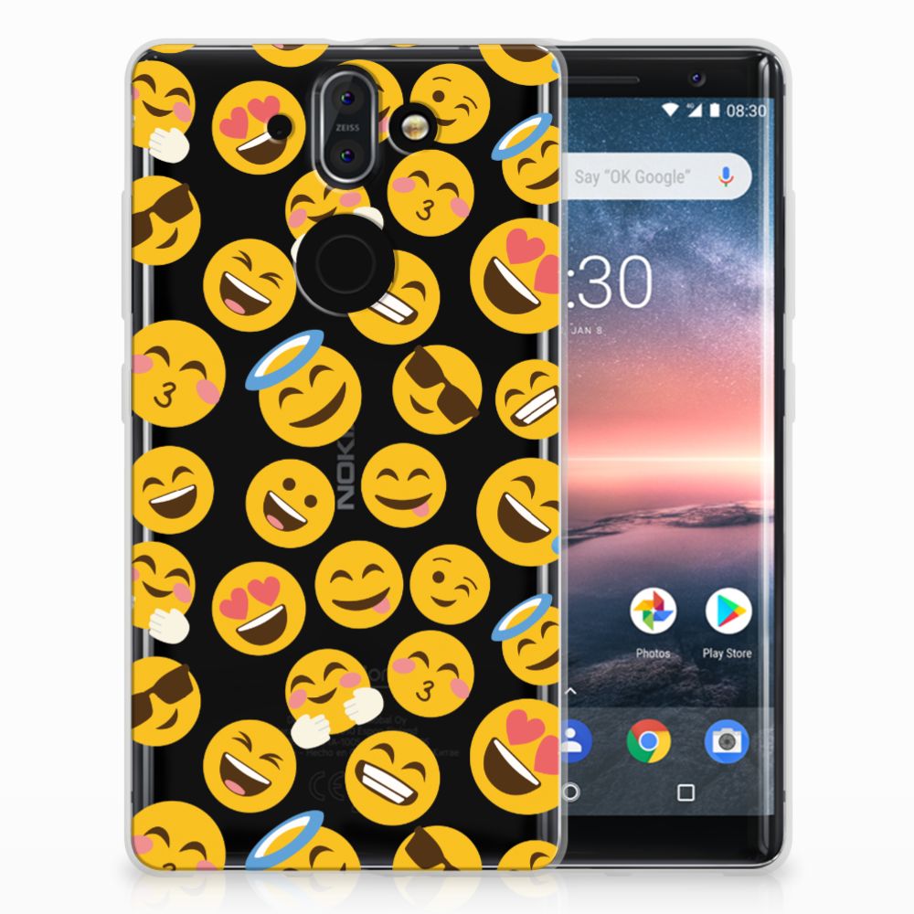 Nokia 9 | 8 Sirocco TPU bumper Emoji