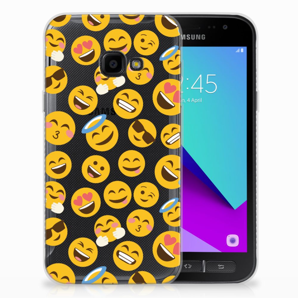 Samsung Galaxy Xcover 4 TPU Hoesje Emoji's