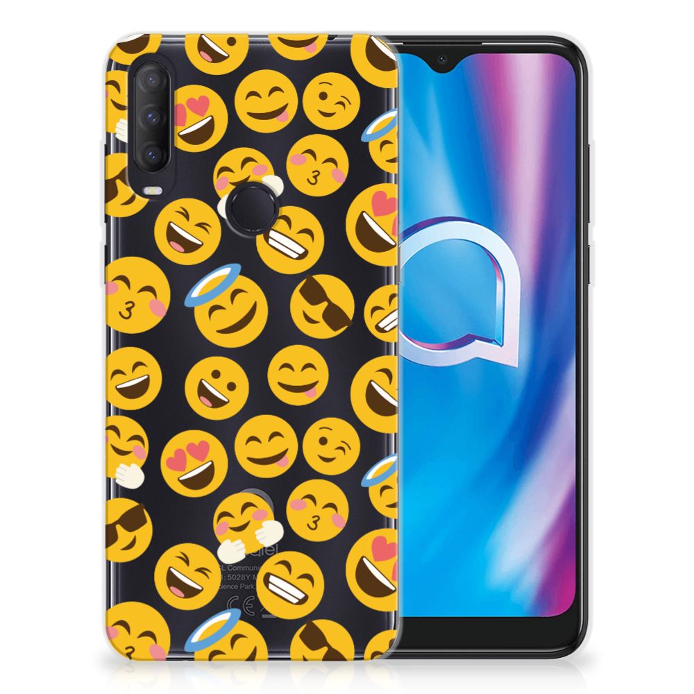 Alcatel 1S (2020) TPU bumper Emoji