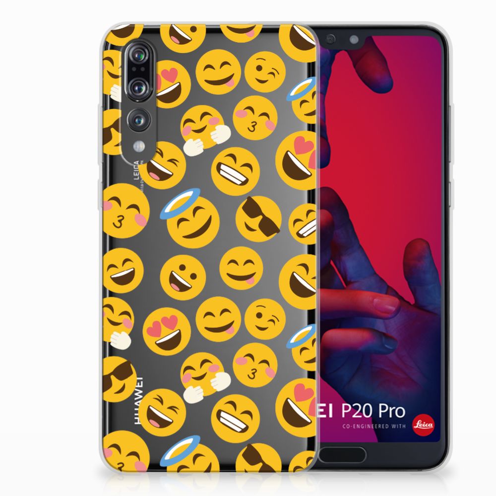 Huawei P20 Pro TPU bumper Emoji