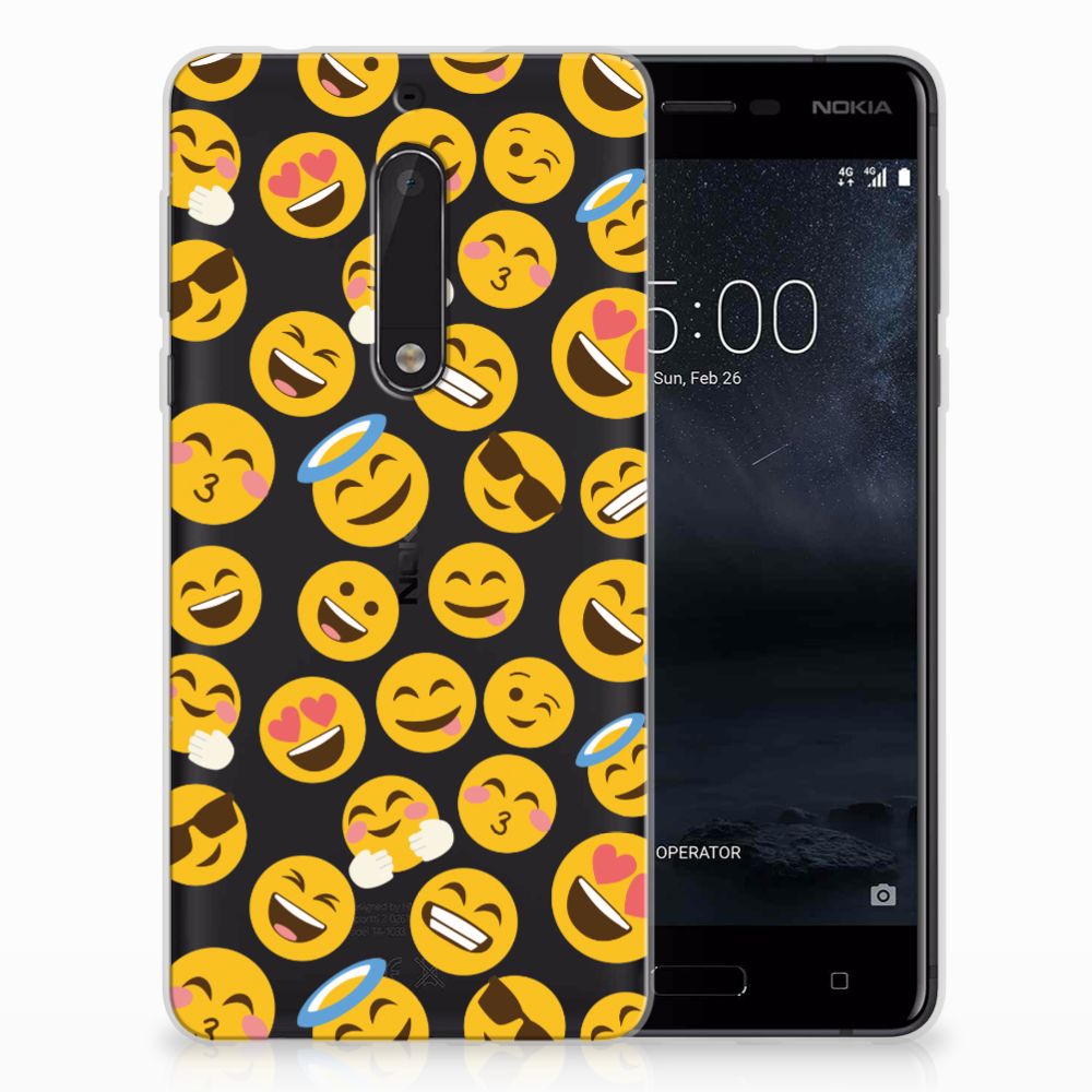 Nokia 5 TPU Hoesje Design Emoji