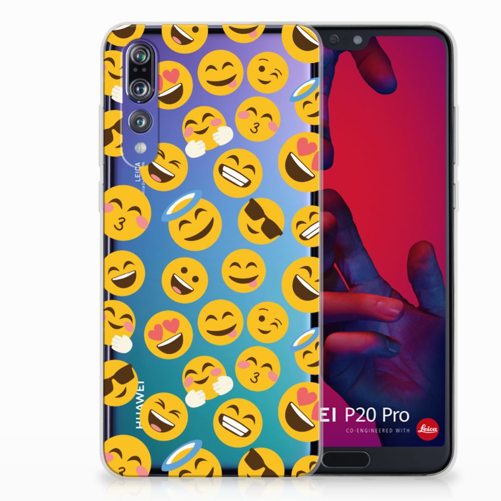 Huawei P20 Pro TPU bumper Emoji