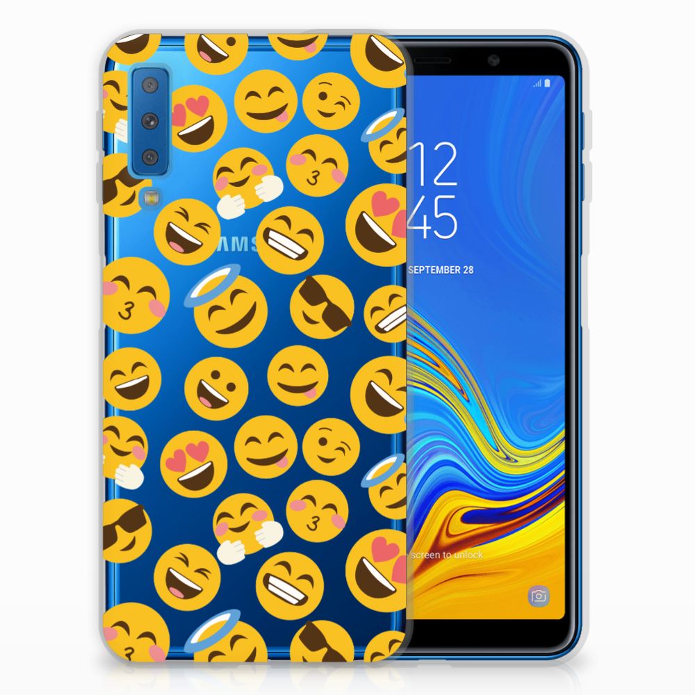 Samsung Galaxy A7 (2018) TPU bumper Emoji
