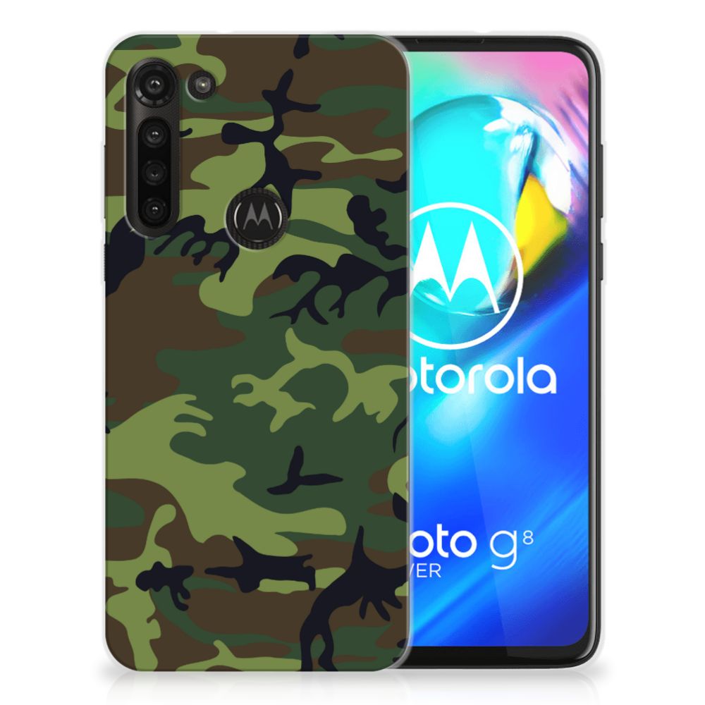 Motorola Moto G8 Power TPU bumper Army Dark
