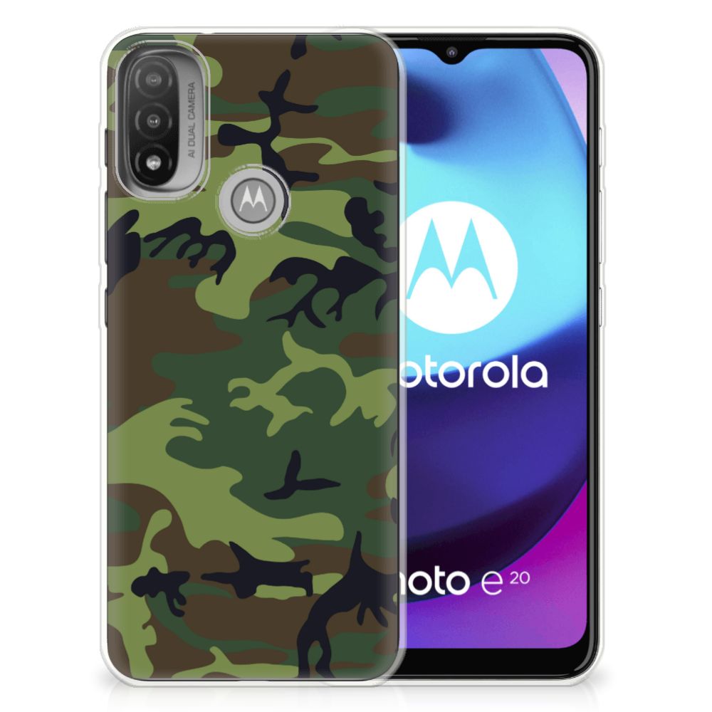 Motorola Moto E20 | E40 TPU bumper Army Dark