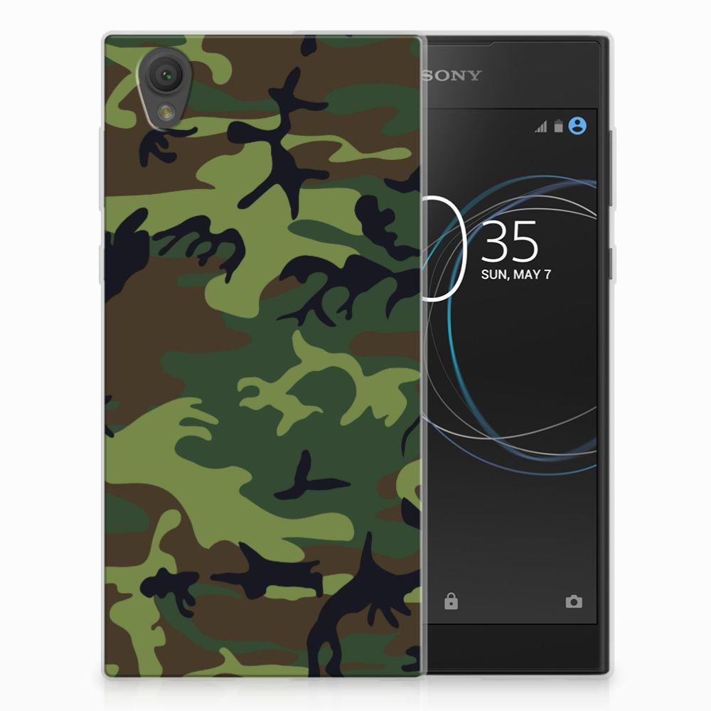 Sony Xperia L1 TPU bumper Army Dark