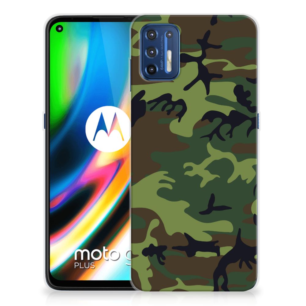 Motorola Moto G9 Plus TPU bumper Army Dark