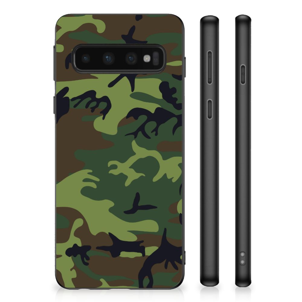 Samsung Galaxy S10 Bumper Case Army Dark
