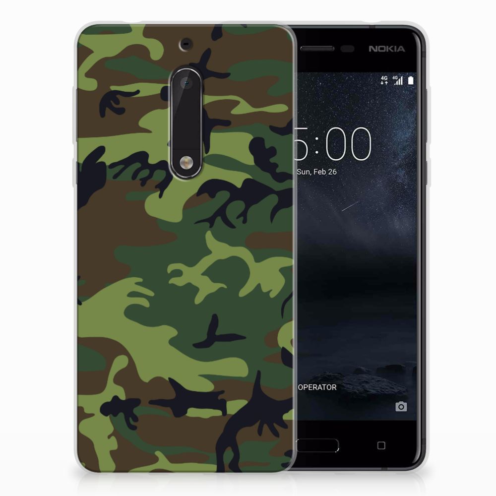 Nokia 5 TPU bumper Army Dark