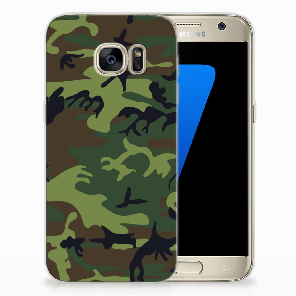 Samsung Galaxy S7 TPU bumper Army Dark