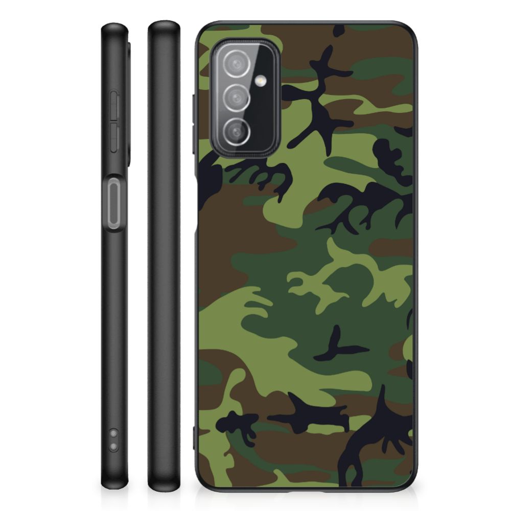 Samsung Galaxy M52 Back Case Army Dark