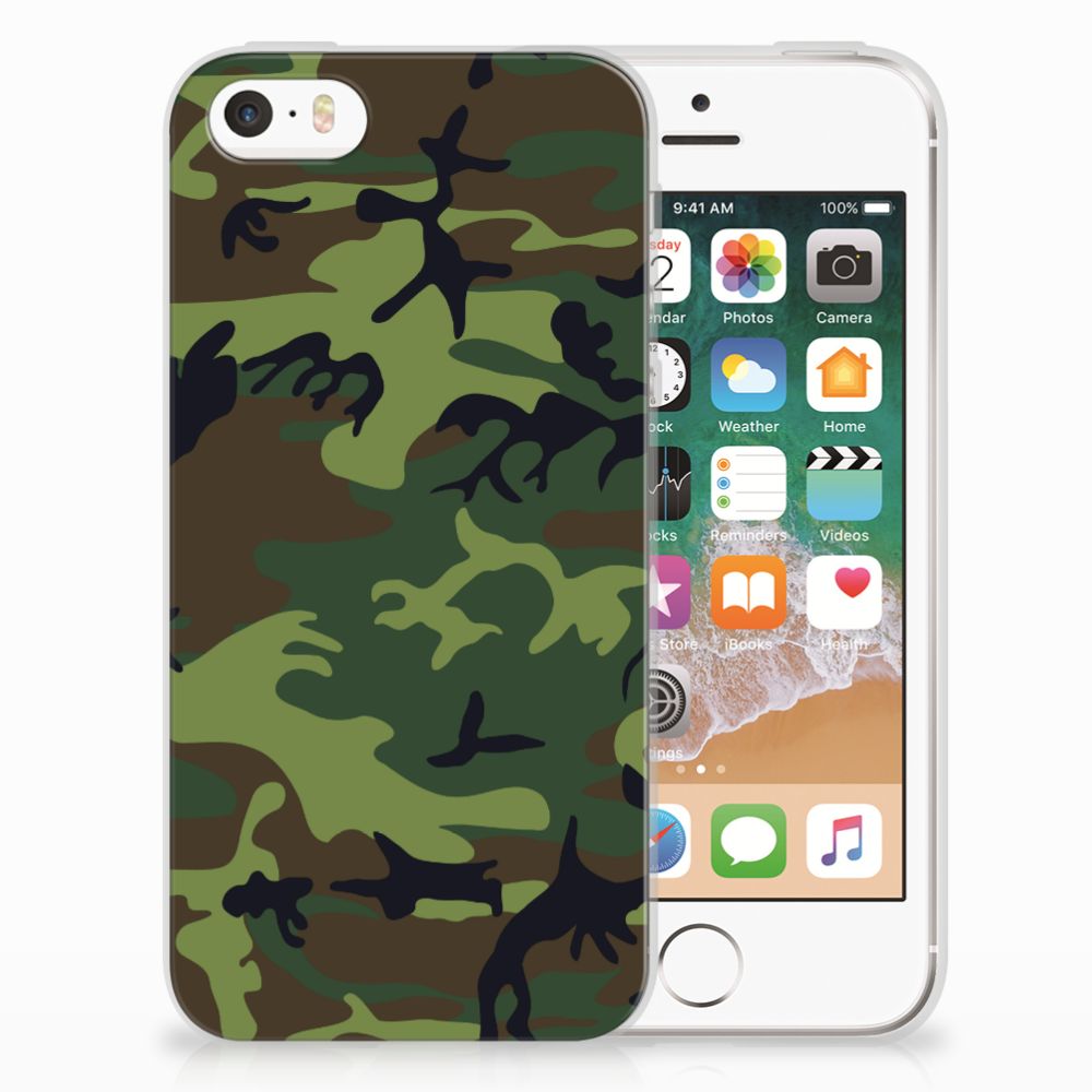 Apple iPhone SE | 5S TPU bumper Army Dark