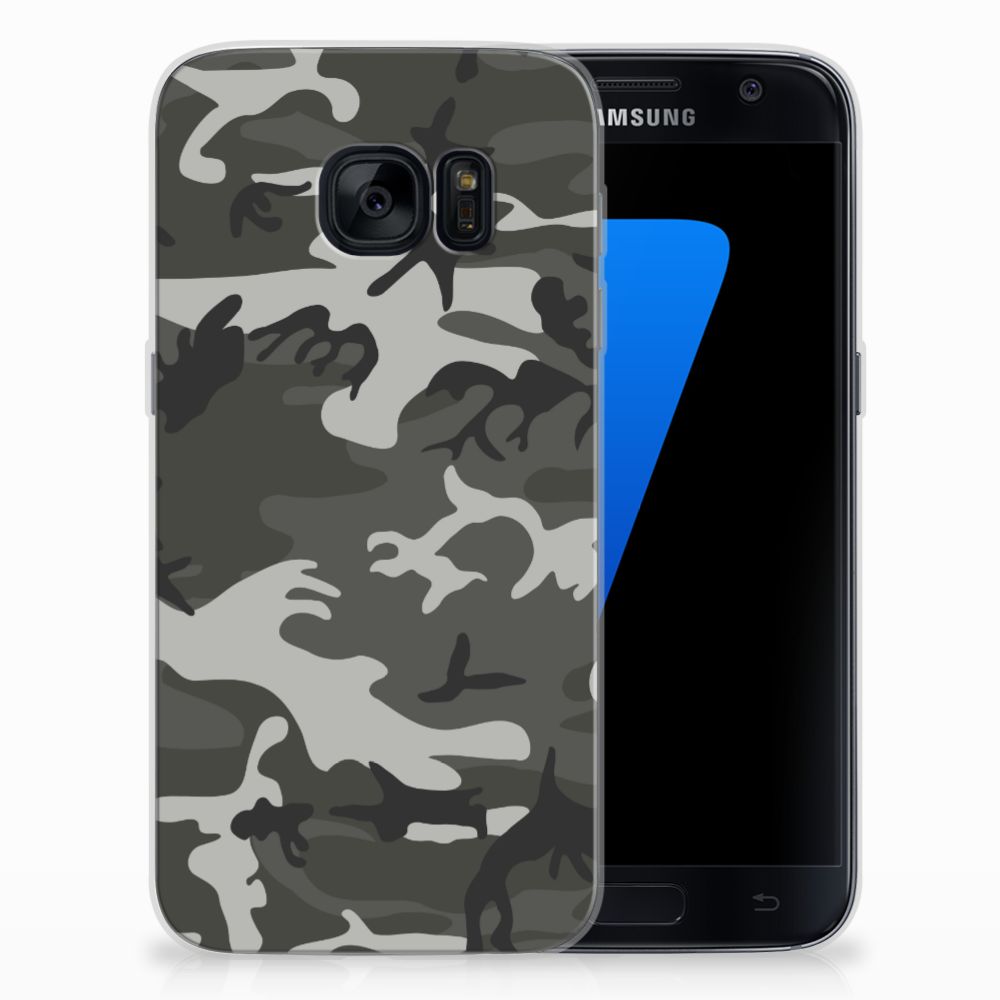 Samsung Galaxy S7 Uniek TPU Hoesje Army Light
