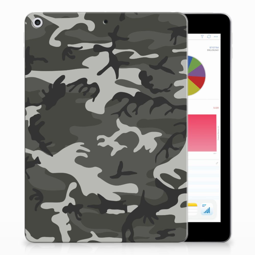 Apple iPad 9.7 2018 | 2017 Uniek Tablethoesje Army Light