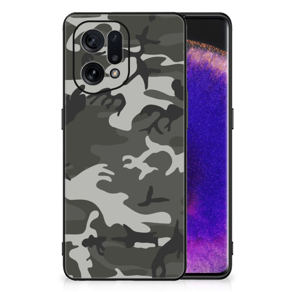 OPPO Find X5 Back Case Army Light