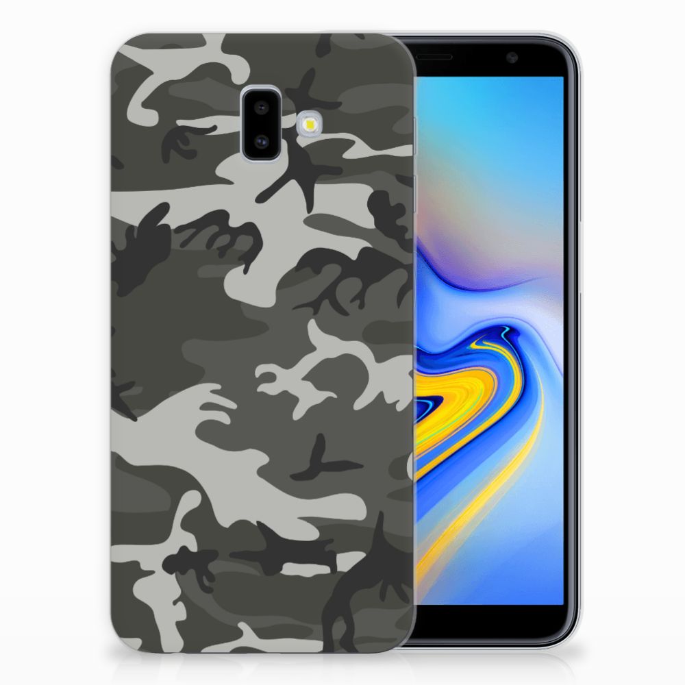 Samsung Galaxy J6 Plus (2018) Uniek TPU Hoesje Army Light