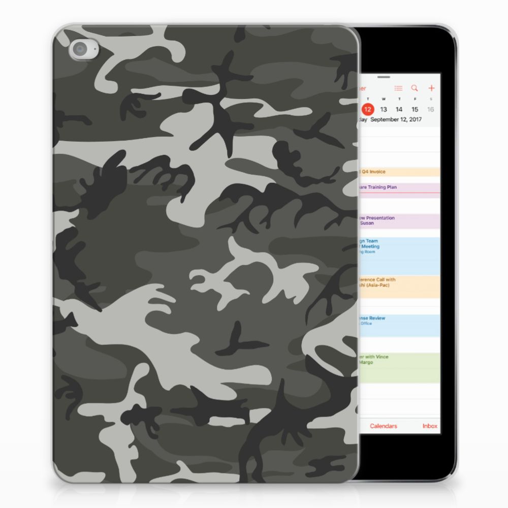 Apple iPad Mini 4 Uniek Tablethoesje Army Light
