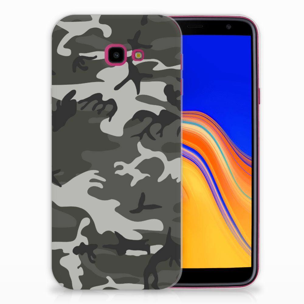 Samsung Galaxy J4 Plus (2018) Uniek TPU Hoesje Army Light