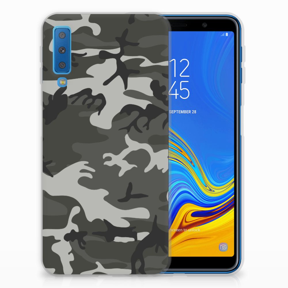 Samsung Galaxy A7 (2018) TPU bumper Army Light
