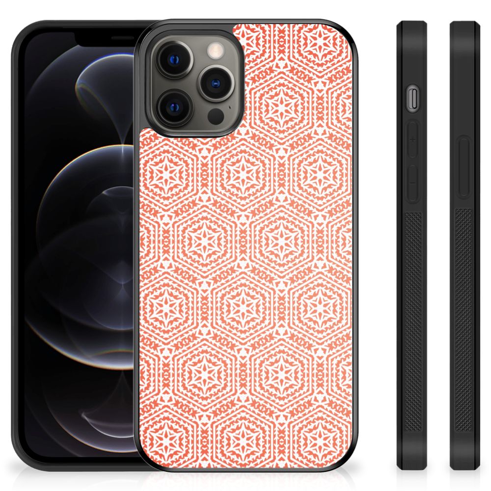 iPhone 12 Pro Max Bumper Case Pattern Orange
