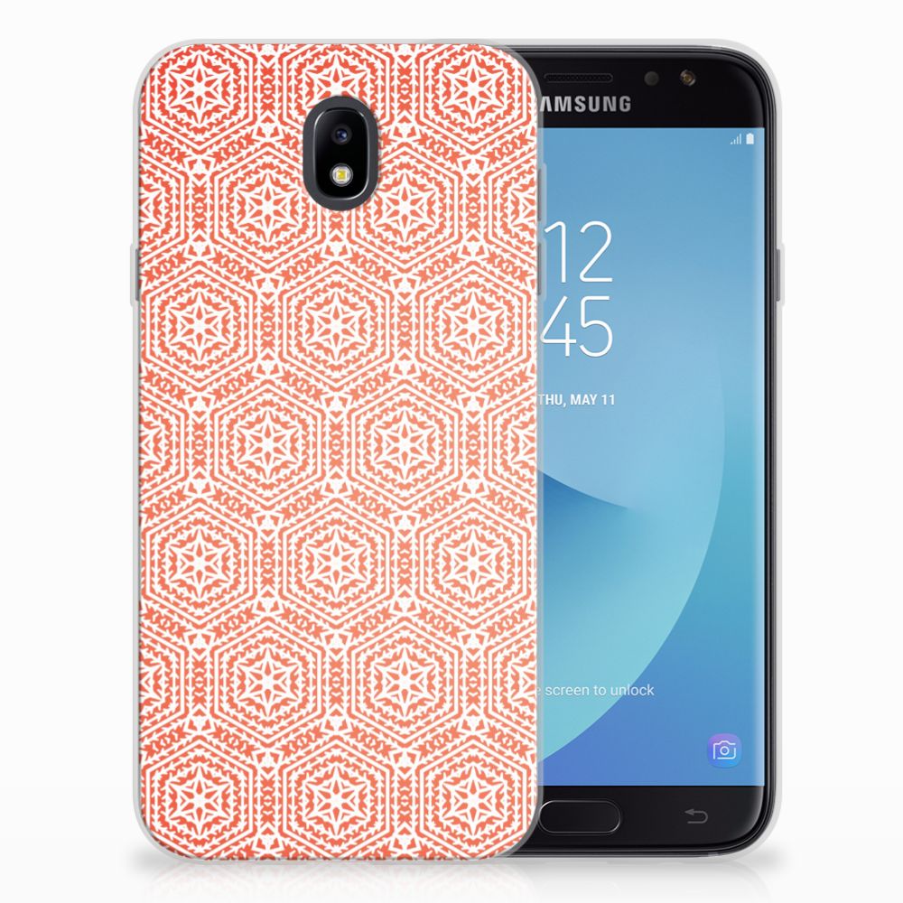 Samsung Galaxy J7 2017 | J7 Pro TPU bumper Pattern Orange