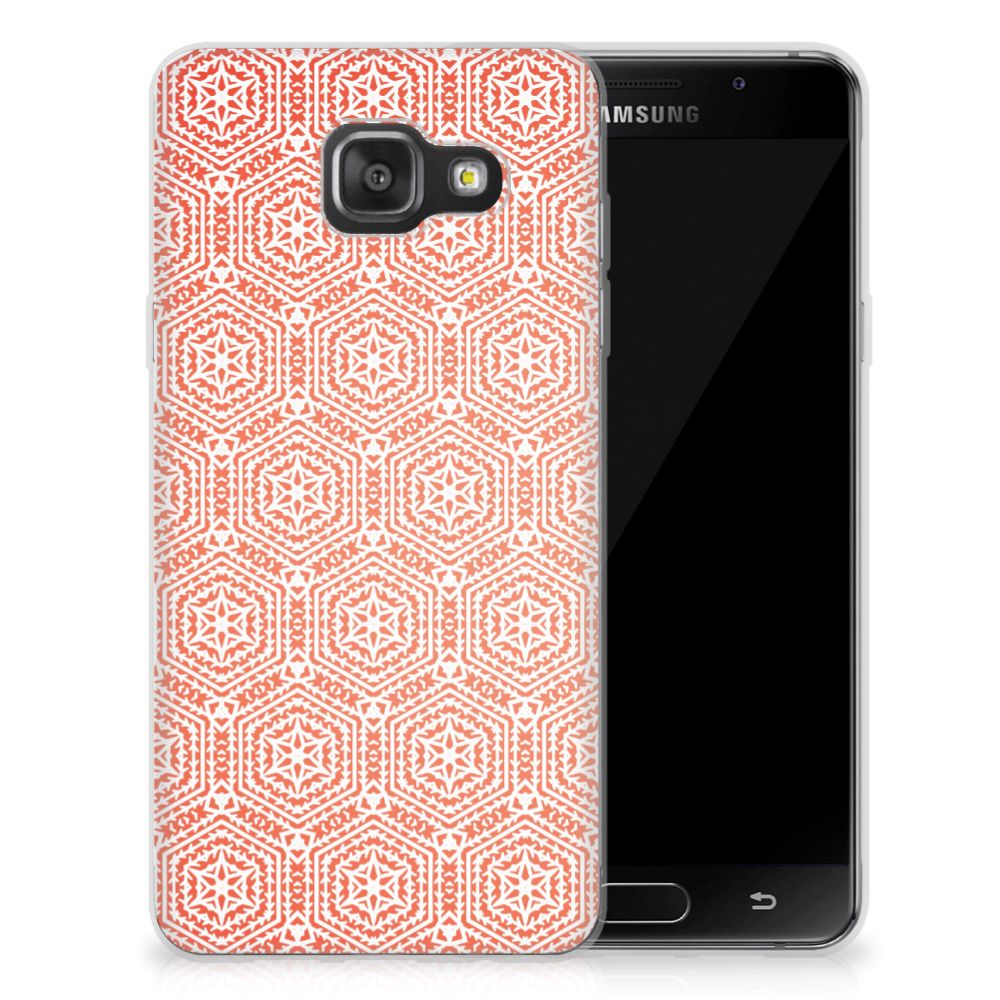 Samsung Galaxy A3 2016 TPU bumper Pattern Orange