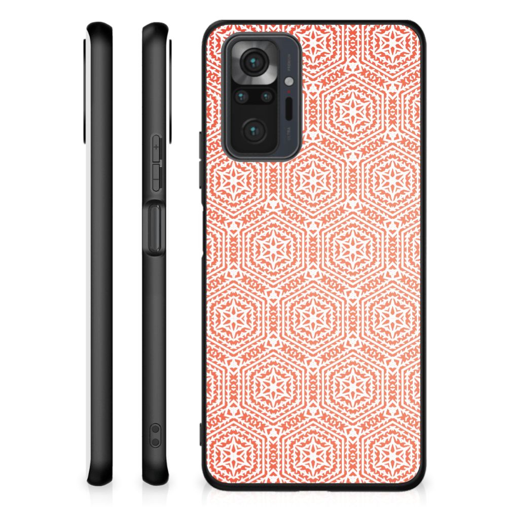 Xiaomi Redmi Note 10 Pro Back Case Pattern Orange