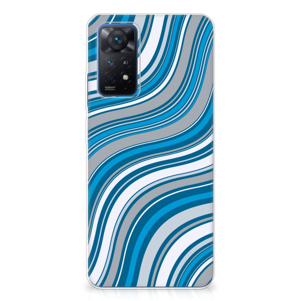 Xiaomi Redmi Note 11 Pro 5G TPU bumper Waves Blue