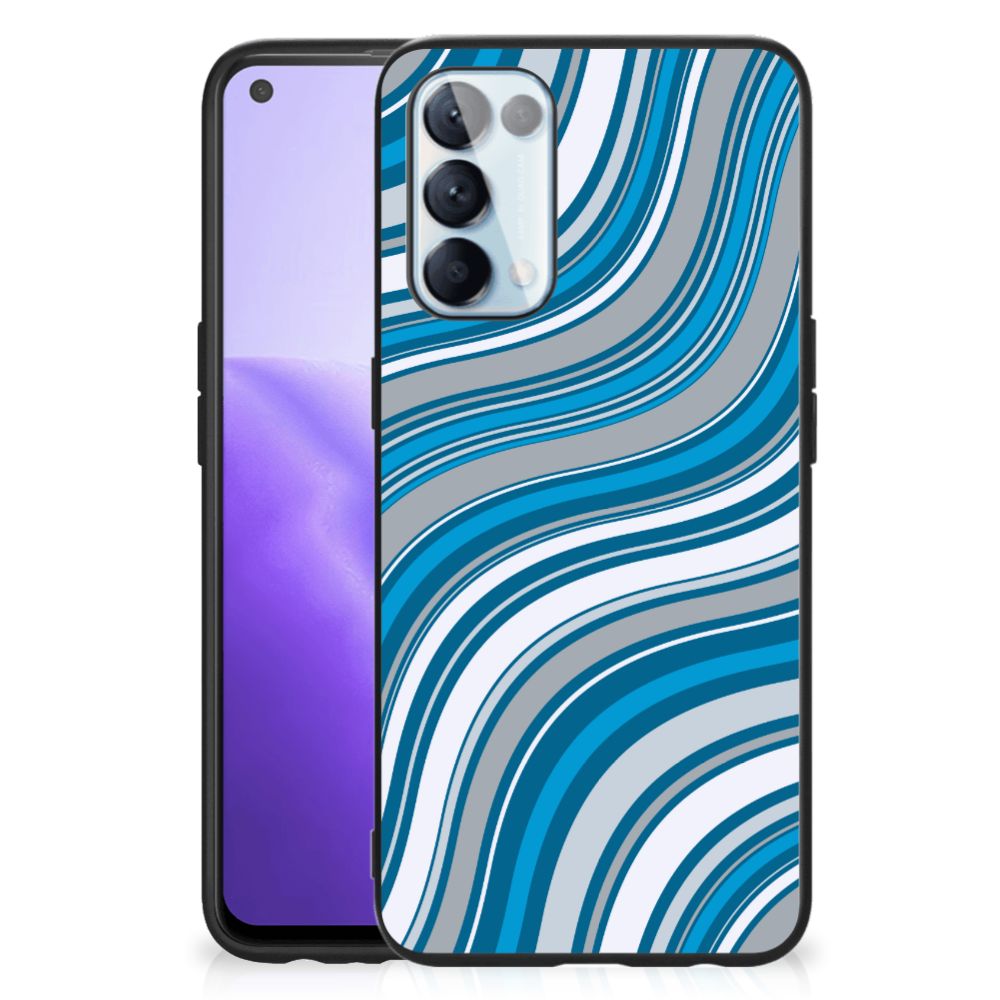 OPPO Reno5 5G | Find X3 Lite Back Case Waves Blue