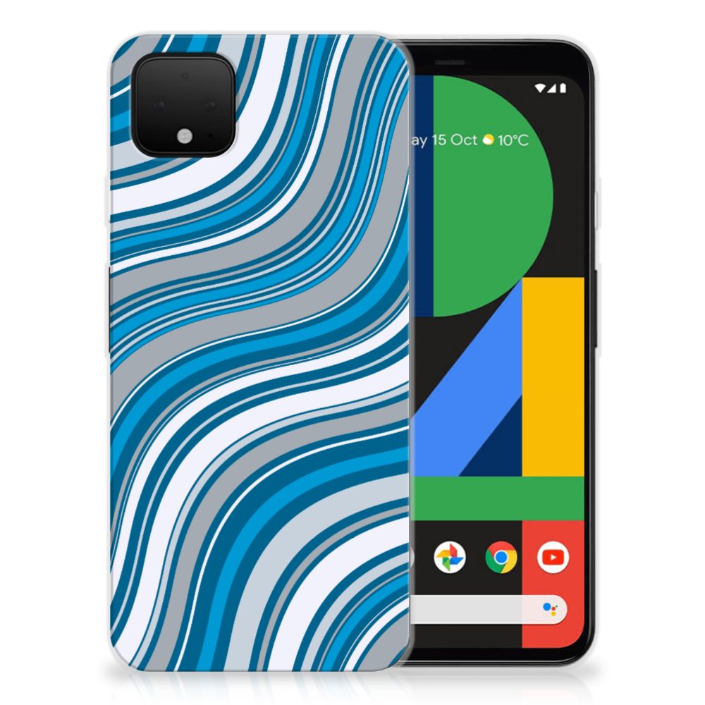 Google Pixel 4 XL TPU bumper Waves Blue