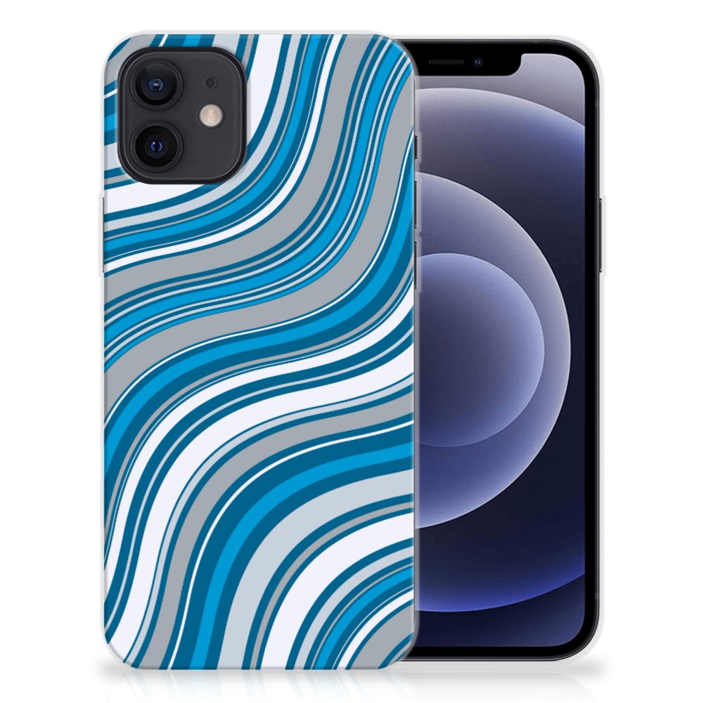 iPhone 12 | 12 Pro (6.1) TPU bumper Waves Blue