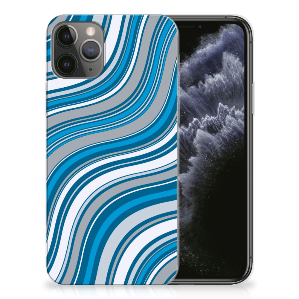 Apple iPhone 11 Pro TPU bumper Waves Blue