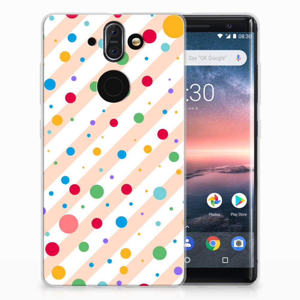 Nokia 9 | 8 Sirocco TPU bumper Dots