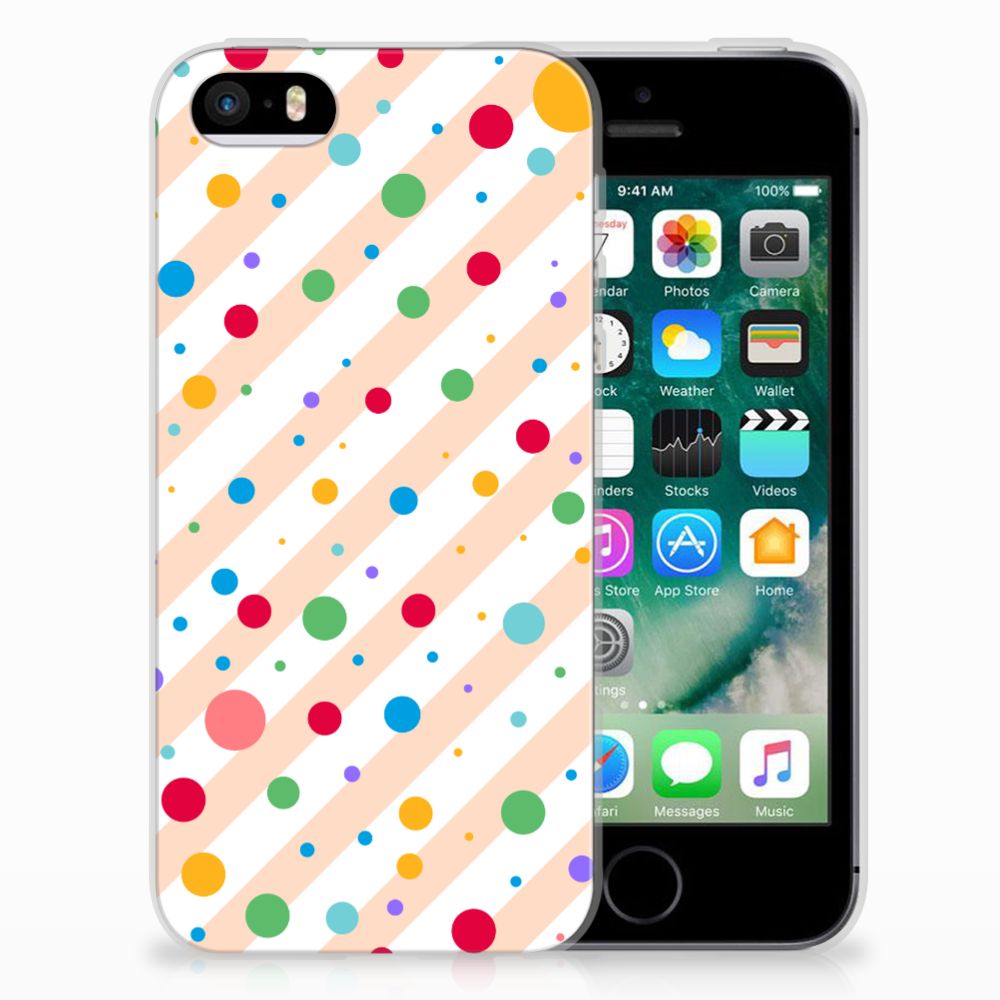 Apple iPhone SE | 5S TPU Hoesje Design Dots