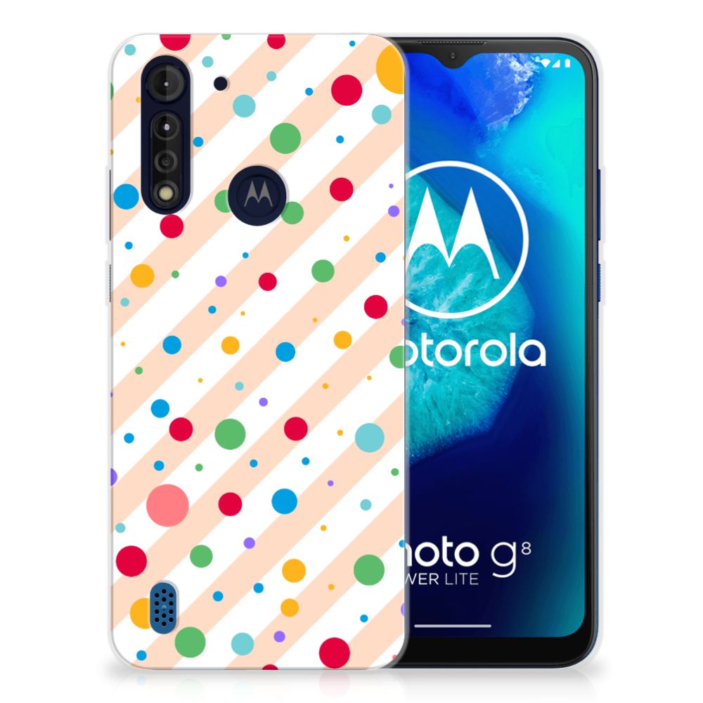 Motorola Moto G8 Power Lite TPU bumper Dots