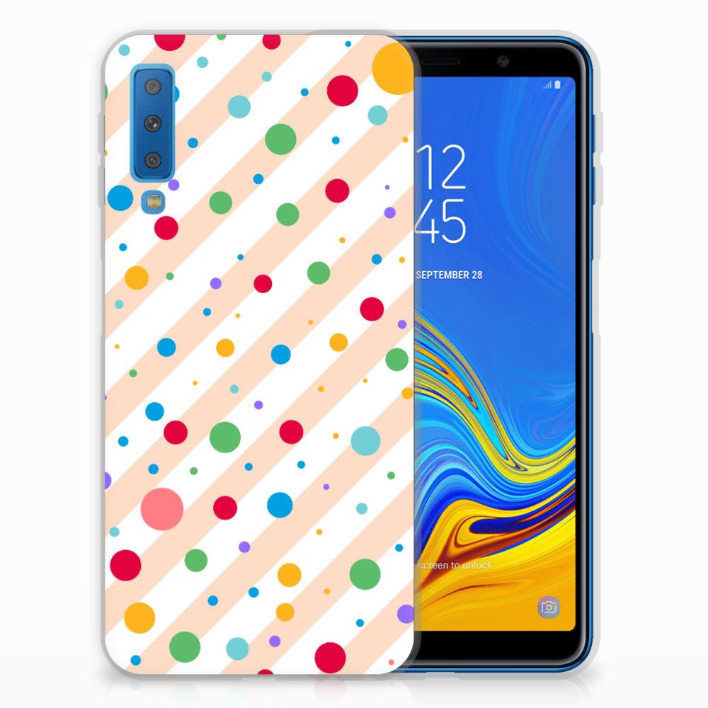 Samsung Galaxy A7 (2018) TPU bumper Dots
