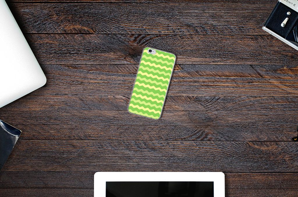 Apple iPhone 6 | 6s TPU bumper Waves Green