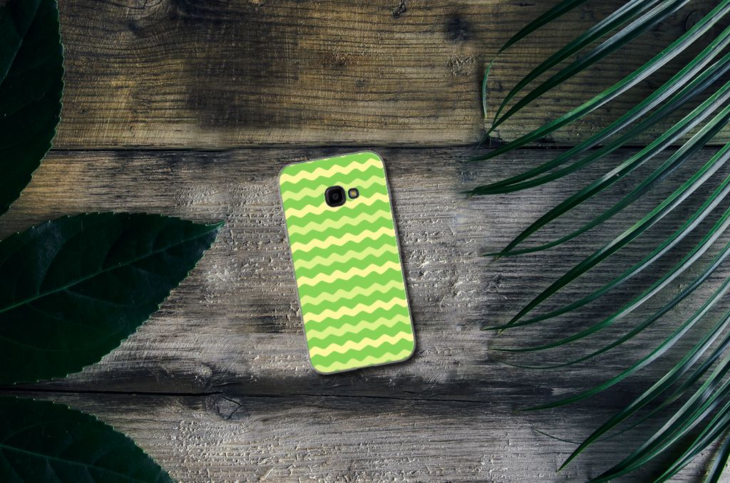 Samsung Galaxy Xcover 4 | Xcover 4s TPU bumper Waves Green
