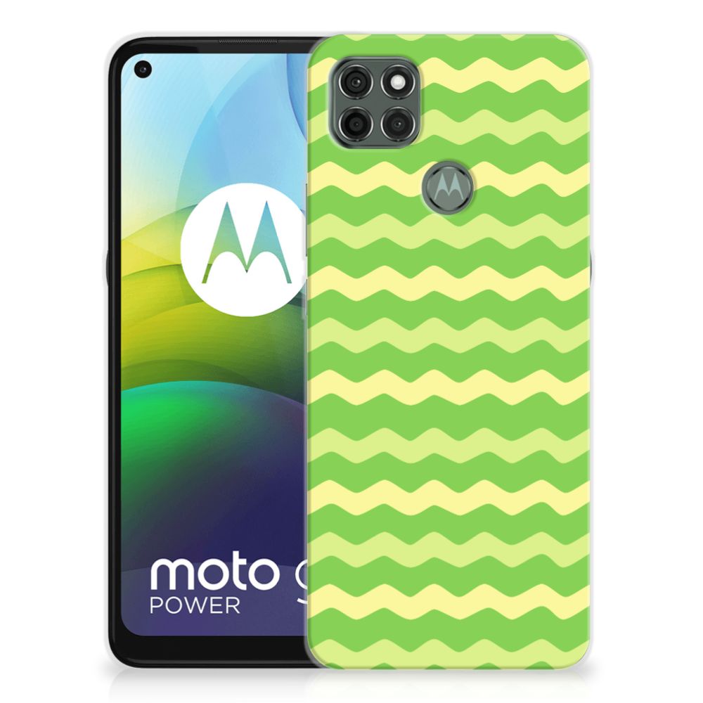 Motorola Moto G9 Power TPU bumper Waves Green