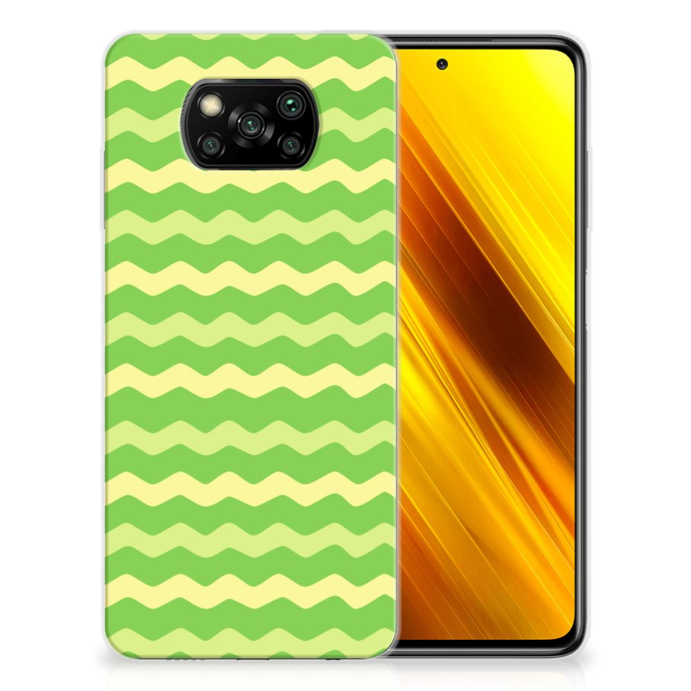 Xiaomi Poco X3 | Poco X3 Pro TPU bumper Waves Green
