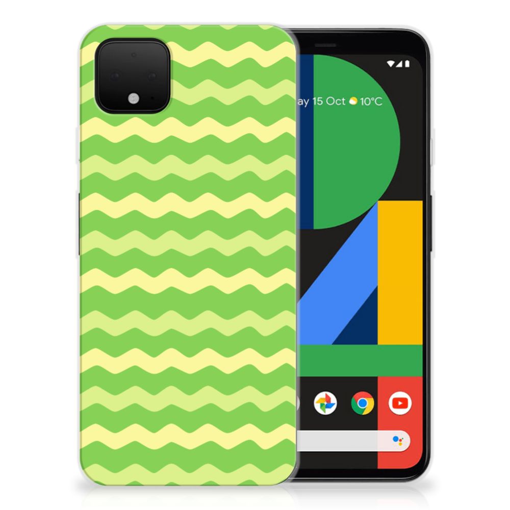 Google Pixel 4 XL TPU bumper Waves Green
