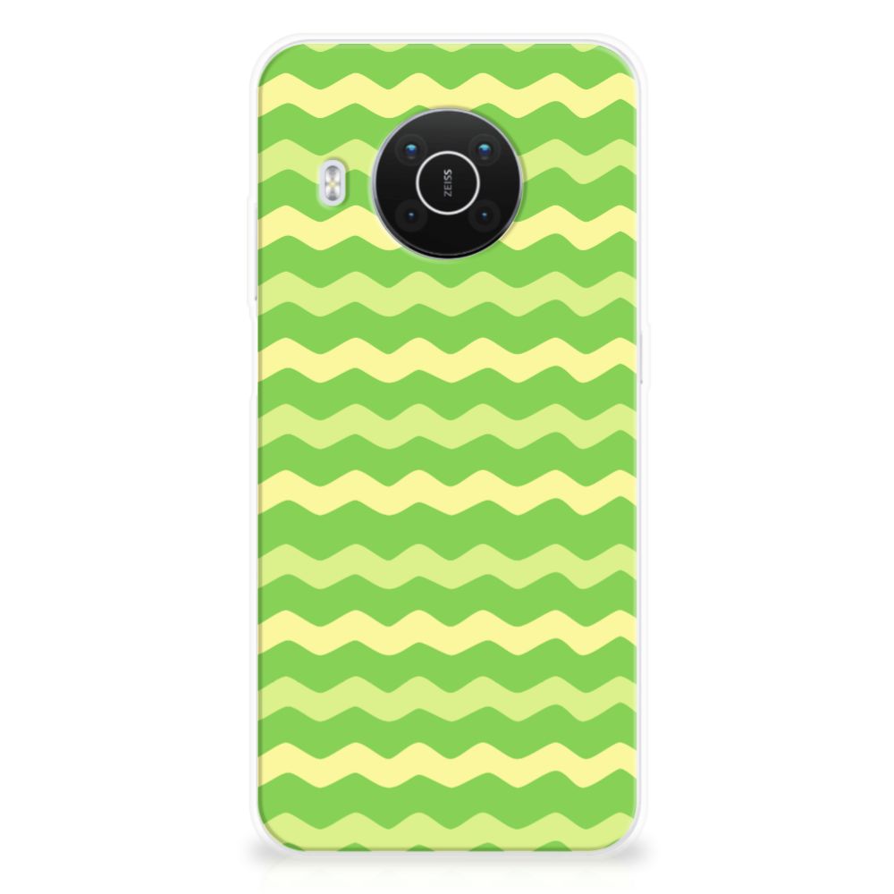 Nokia X10 | X20 TPU bumper Waves Green